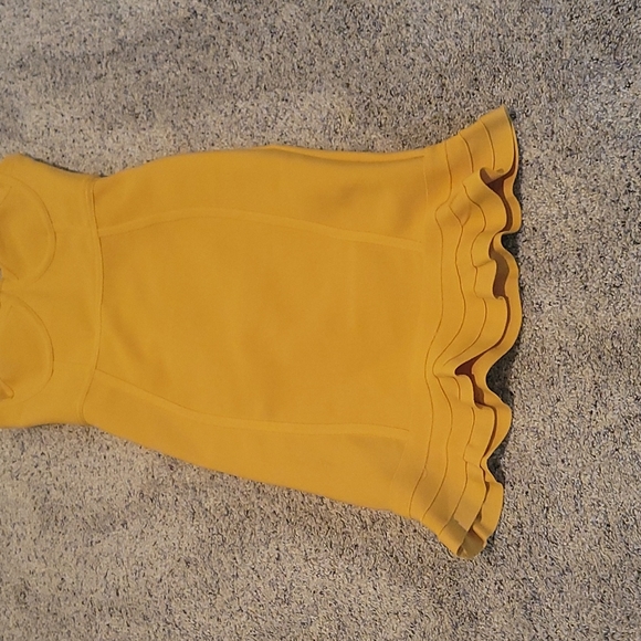 Mustard/Yellow Bandage dress. Size: S - Picture 3 of 5